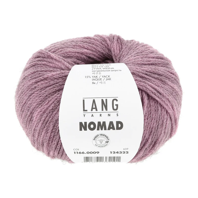 Lang Yarns Nomad 0009 Rosa