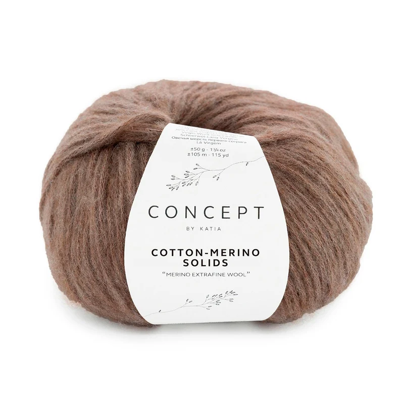 Katia Cotton-Merino Solids 061 Nerz