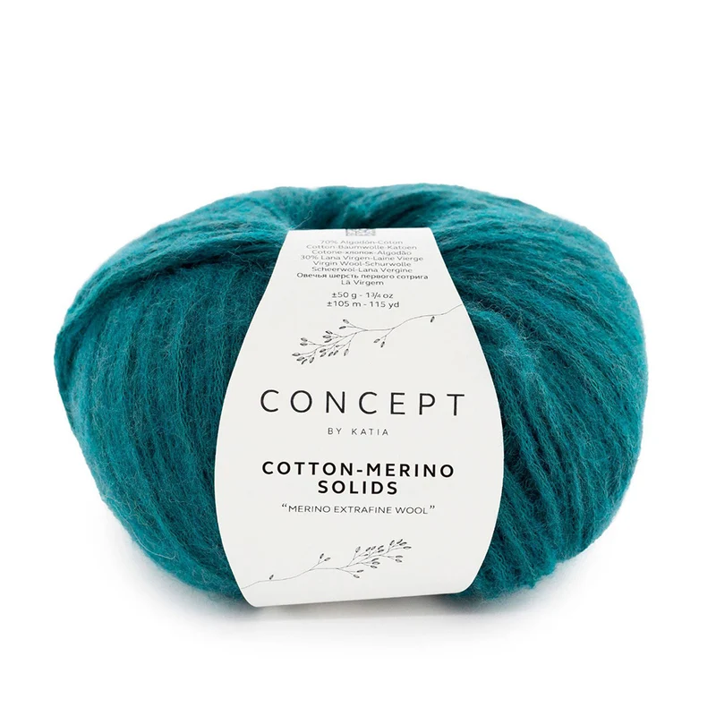 Katia Cotton-Merino Solids 068 Ölfarbe