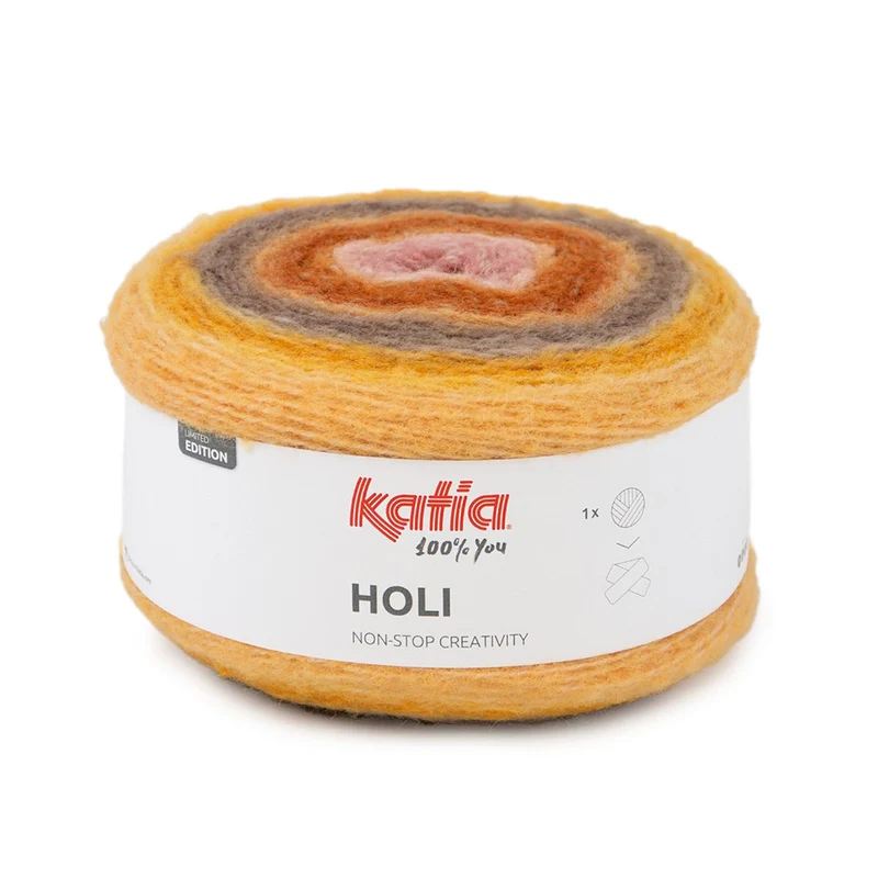 Katia Holi 509 Ocker-Rostbraun-Kau-Grau-Rosa