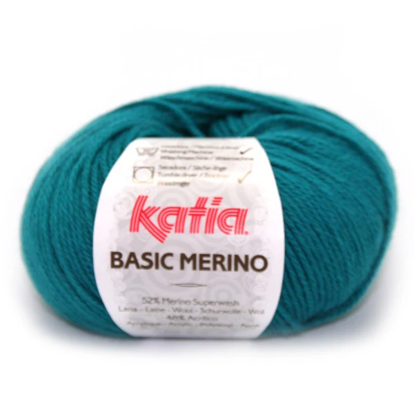 Katia Basic Merino 039 Grün-Blau