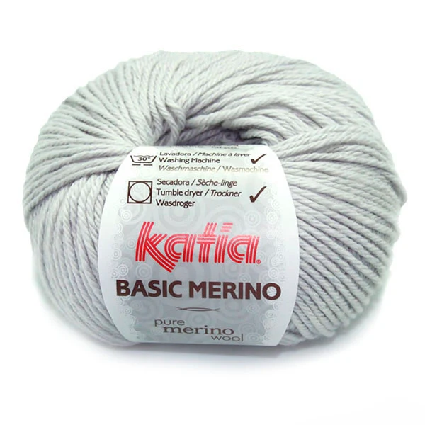 Katia Basic Merino 038 Hellgrau