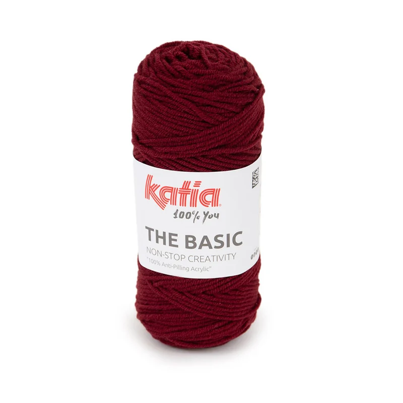 Katia The Basic 042 Bordeauxrot
