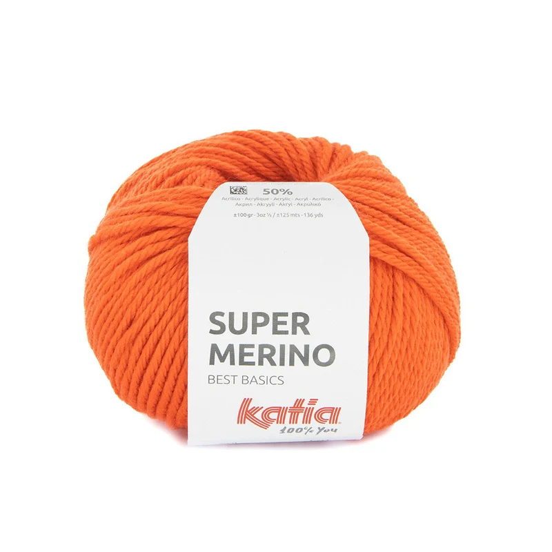 Katia Super Merino 46 Naranja Vivo