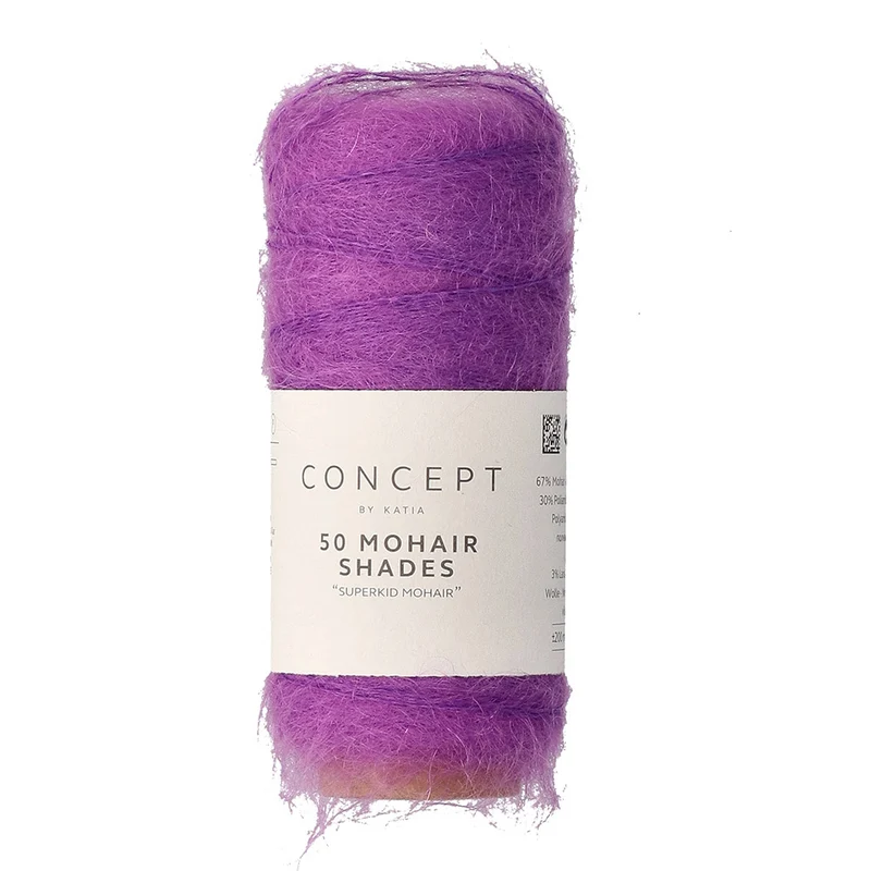 Katia 50 Mohair Shades 053 Bläuliches Flieder