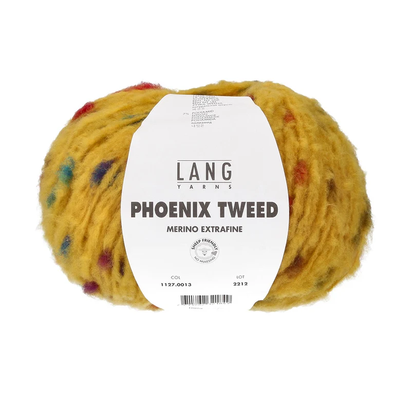 Lang Yarns Phoenix Tweed 013 Gelb