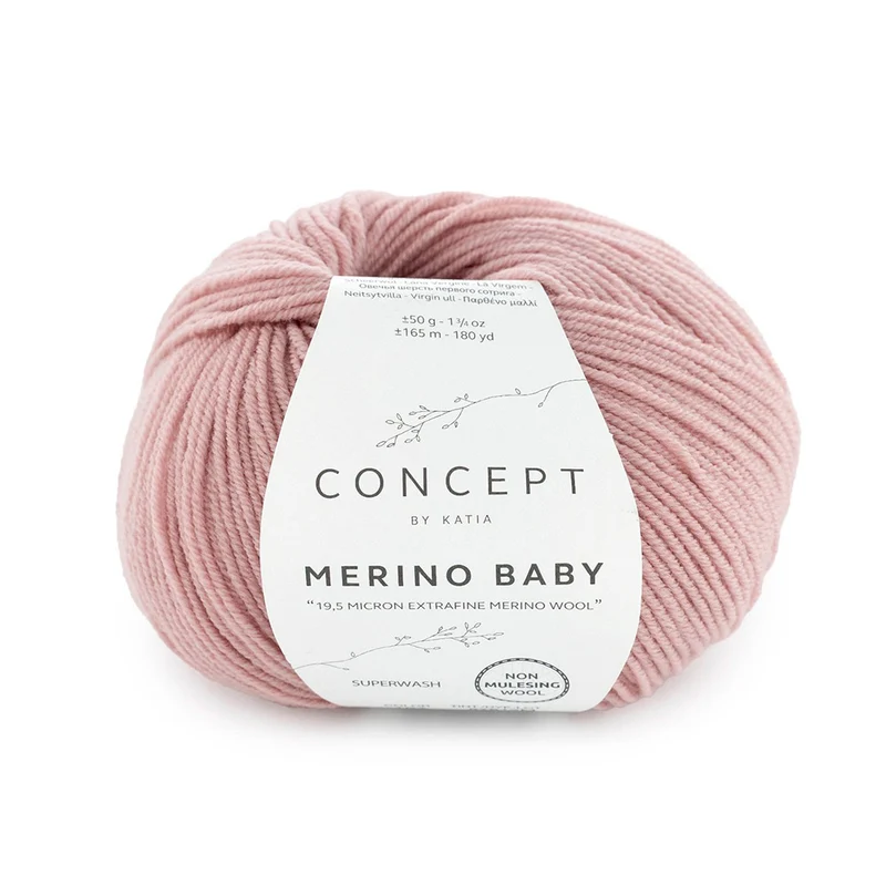 Katia Merino Baby 167 Dunkelrosa