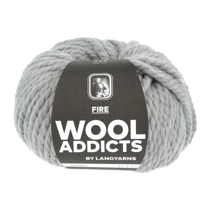 Lang Yarns Fire 0005 Grau meliert