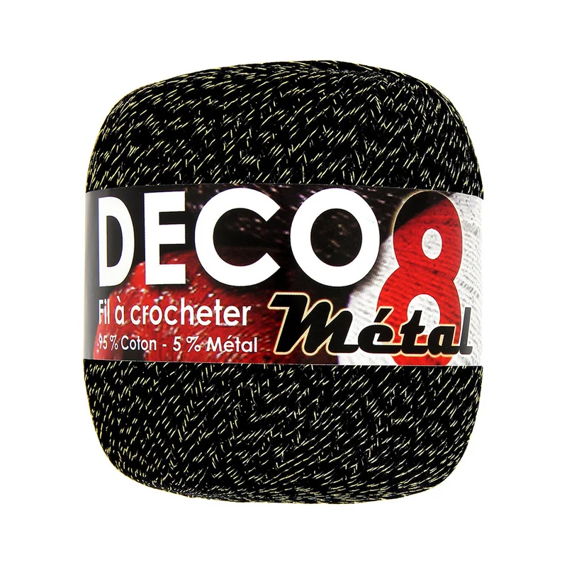 Trimits Deco 8M Häkelbaumwolle Metallic 10 O Macht