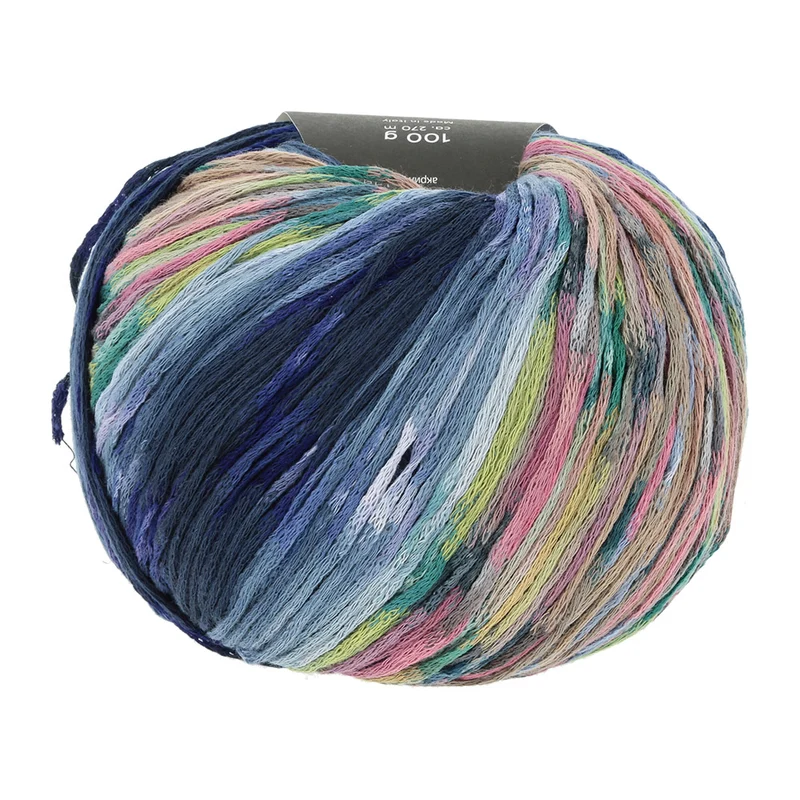 Lang Yarns Artsy 008 Blau/Rosa