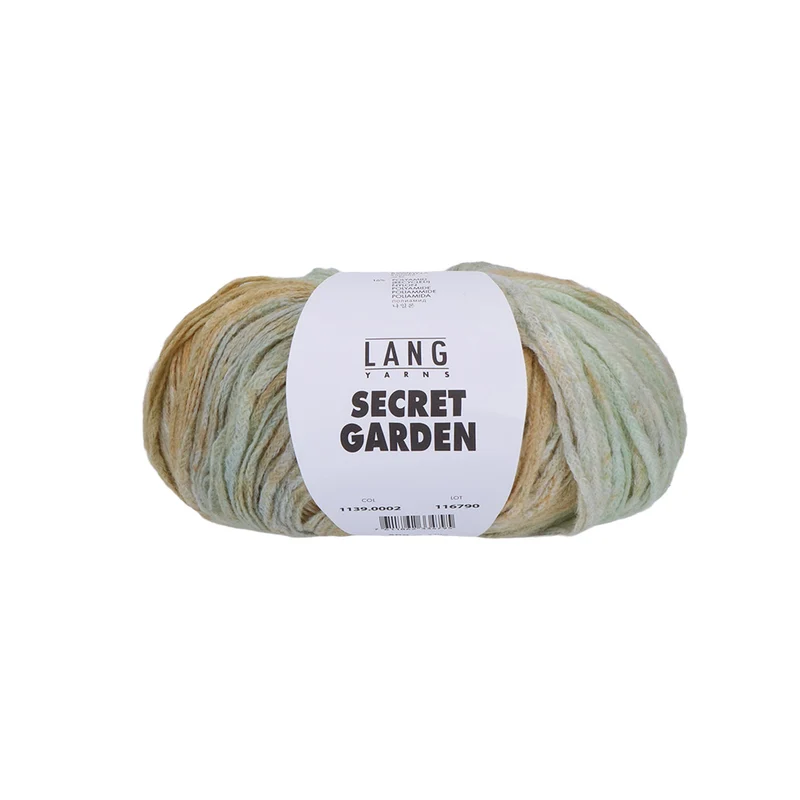 Lang Yarns Secret Garden 002 Senfgelb / Salbei