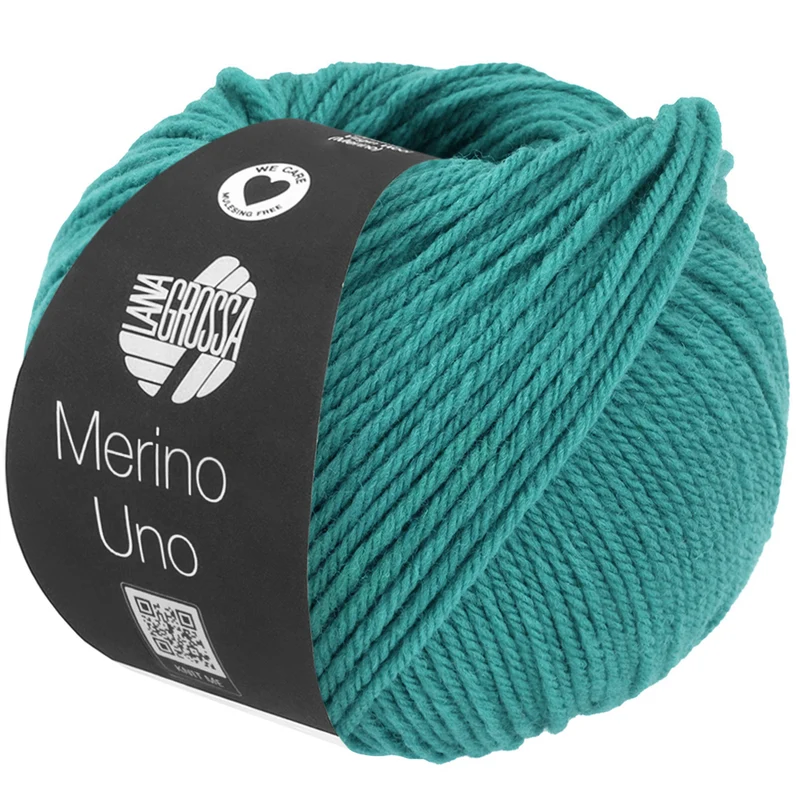Lana Grossa Merino Uno 089 Petrolgrün