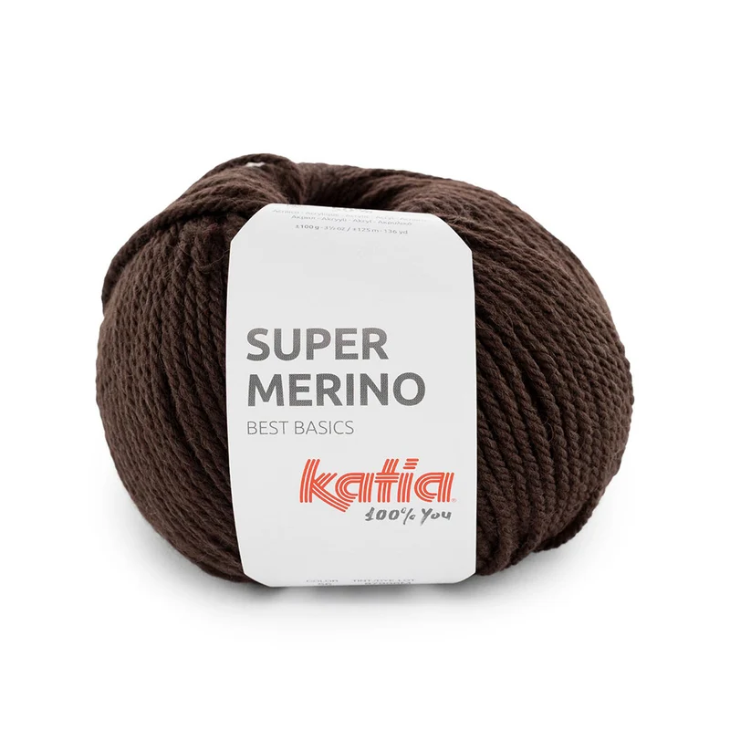 Katia Super Merino 056 Schokoladenbraun
