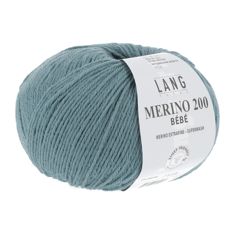 Lang Yarns Merino 200 Bebe 0474 Atlantik