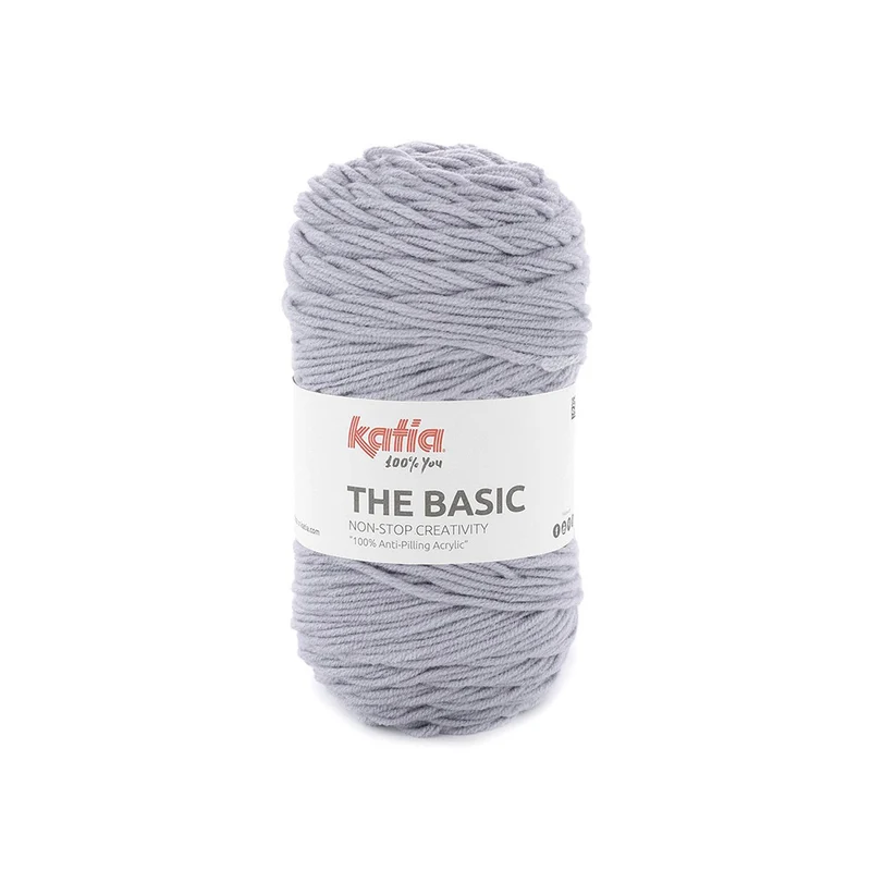 Katia The Basic 200 Perlmuttartiges Hellgrau