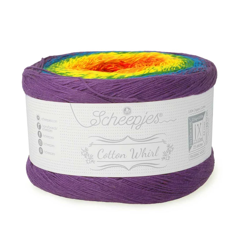 Scheepjes Cotton Whirl 734 Candy Carnival