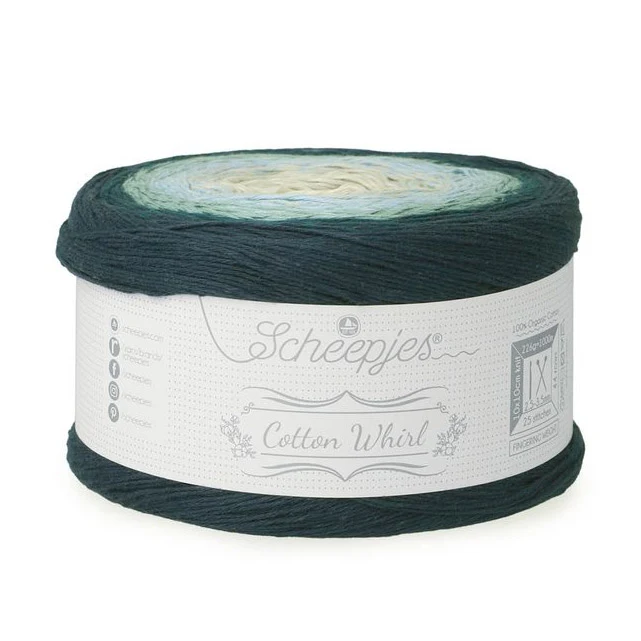 Scheepjes Cotton Whirl 731 Blueberry Swirl
