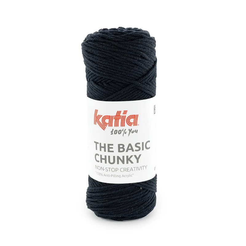 Katia The Basic Chunky 002 Schwarz