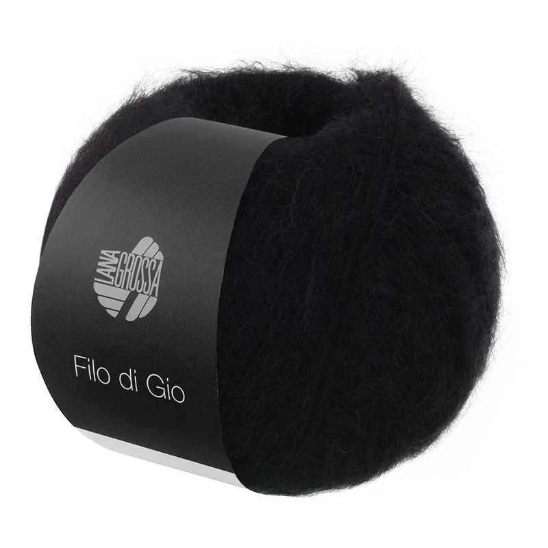 Lana Grossa Filo Di Gio 008 Schwarz