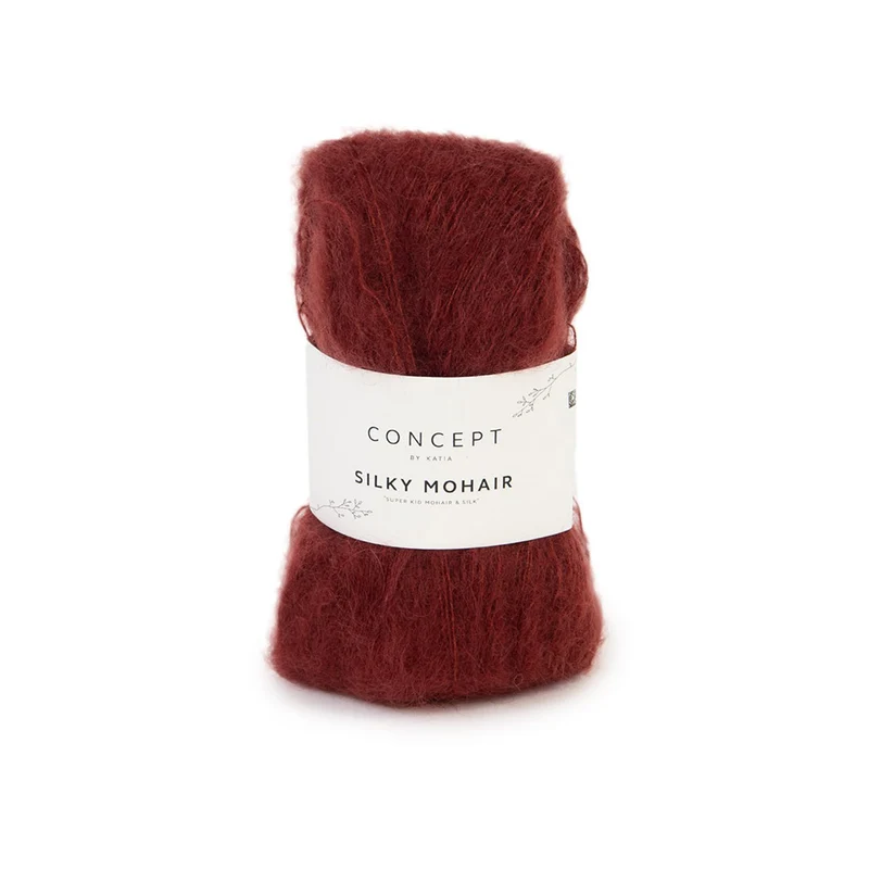 Katia Silky Mohair 113 Bordeauxrot