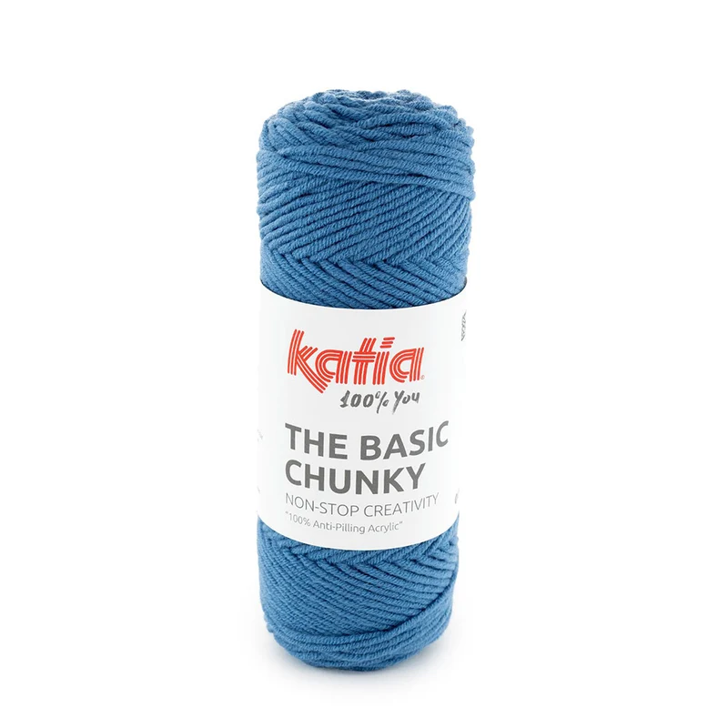 Katia The Basic Chunky 052 Mittelblau