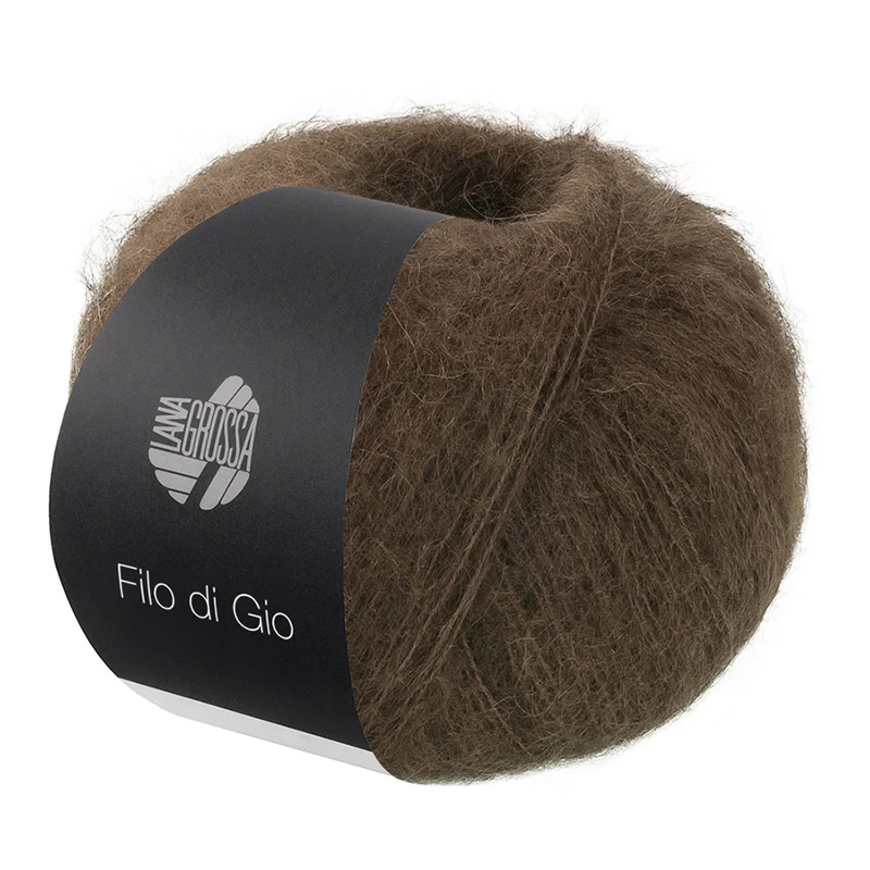 Lana Grossa Filo Di Gio 006 Dunkelbraun