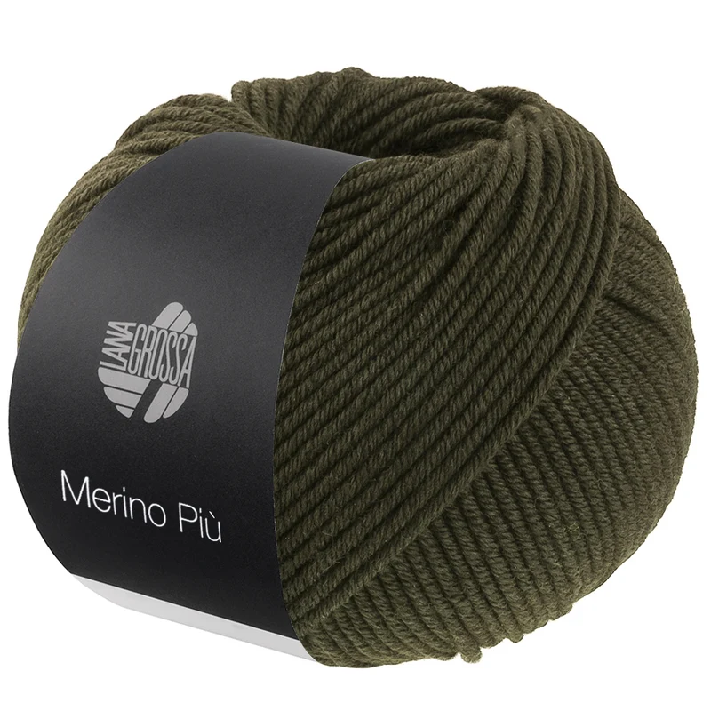 Lana Grossa Merino Piú 005 Nachtgrün