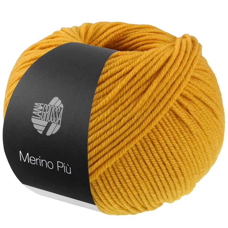 Lana Grossa Merino Piú 021 Safrangelb