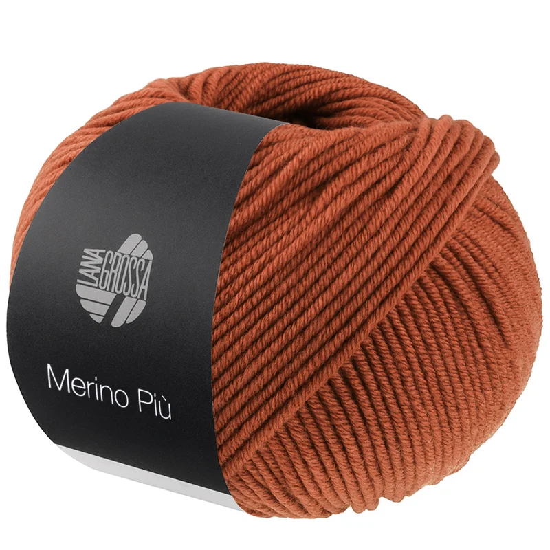 Lana Grossa Merino Piú 020 Rostorange