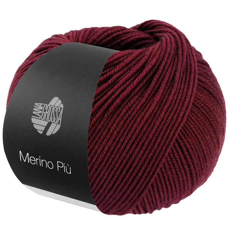 Lana Grossa Merino Piú 017 Burgund