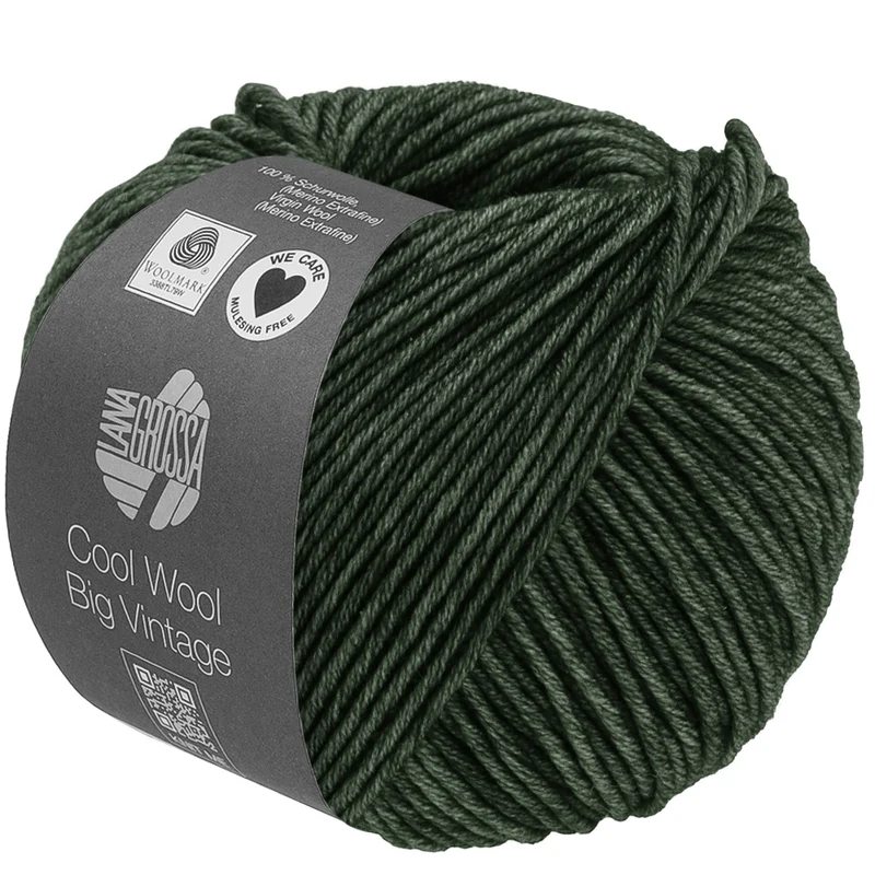 Lana Grossa Cool Wool Vintage Big 7197 Waldgrün