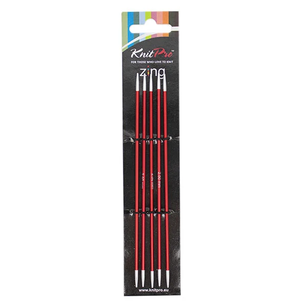KnitPro Zing Sockennadeln 15 cm, 2,5 mm