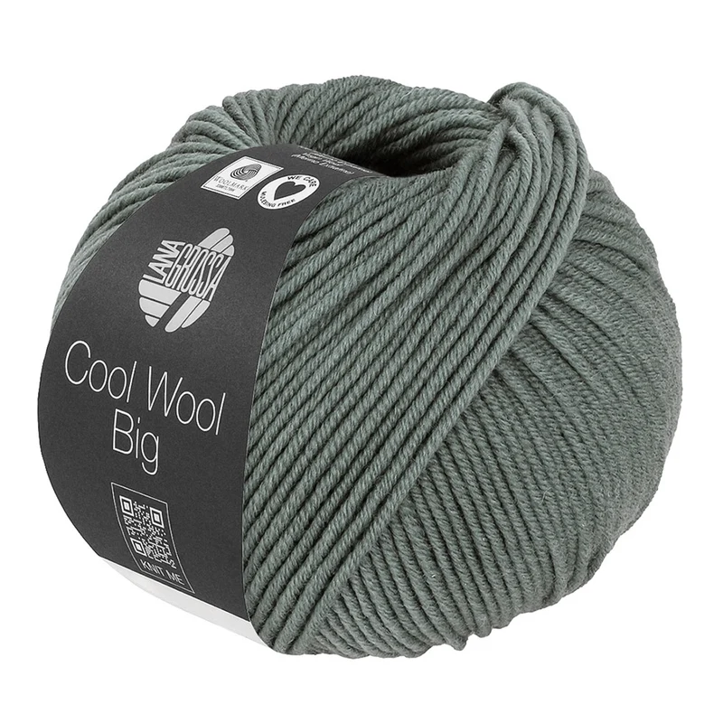 Lana Grossa Cool Wool Big 1040 Graugrün