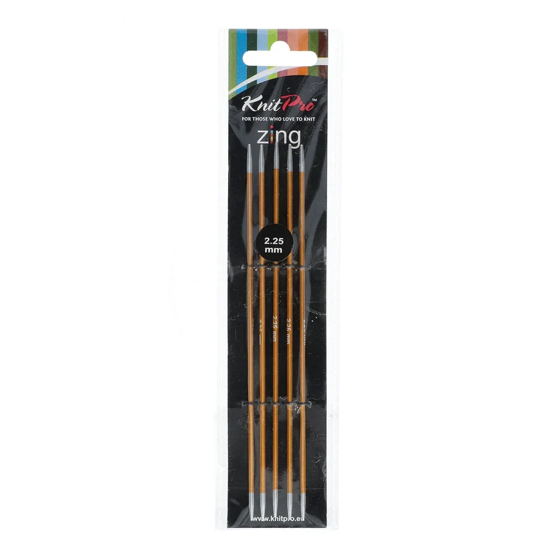 KnitPro Zing Sockennadeln 15 cm, 2,25 mm