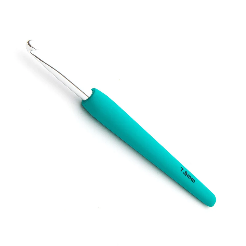 KnitPro Waves 2.0 Häkelnadel 7,00 mm Türkis „Tranquillity“