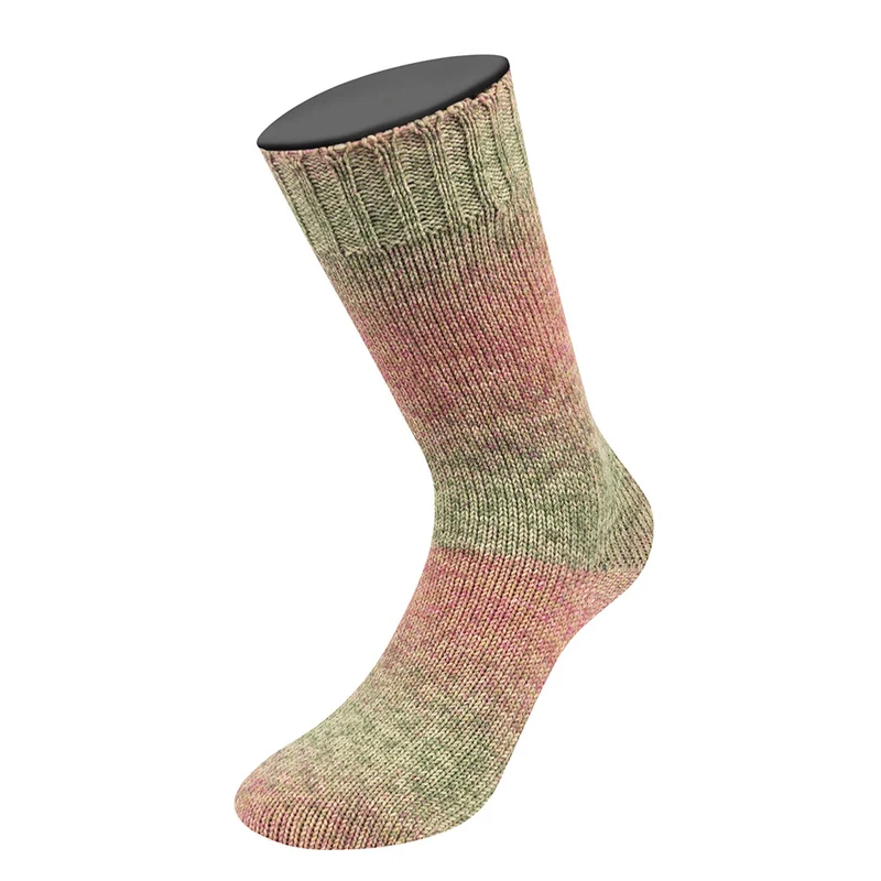 Lana Grossa Meilenweit 100 Merino Extrafine Farbtöne 7232 Pastell-/Graugrün/Hellbeige/Beige/Rosa
