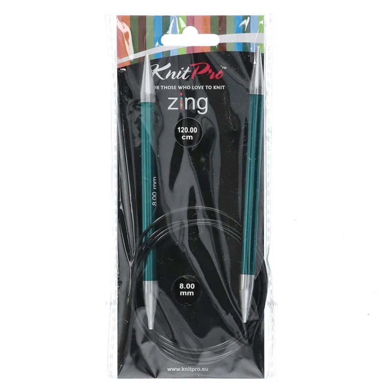KnitPro Zing Rundstricknadeln 120 cm, 8,00 mm