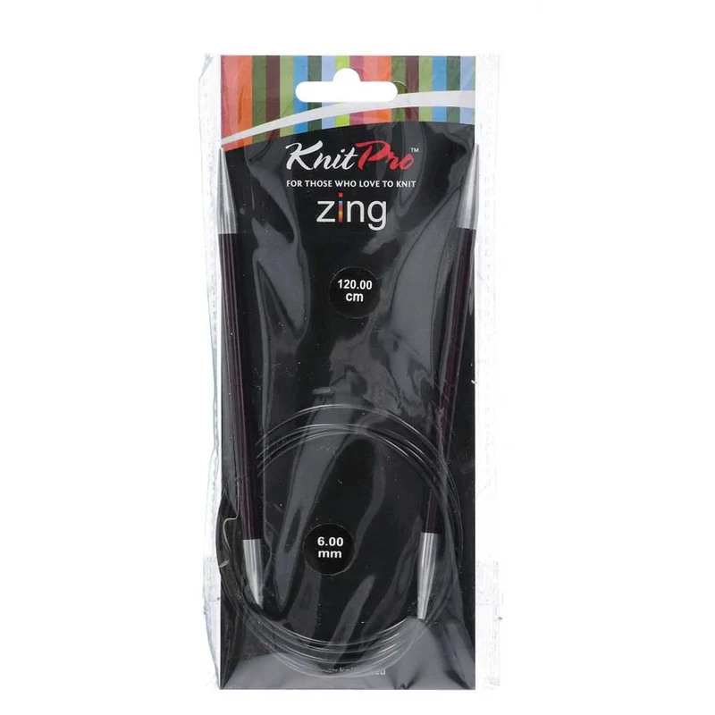 KnitPro Zing Rundstricknadeln 120 cm, 6,00 mm