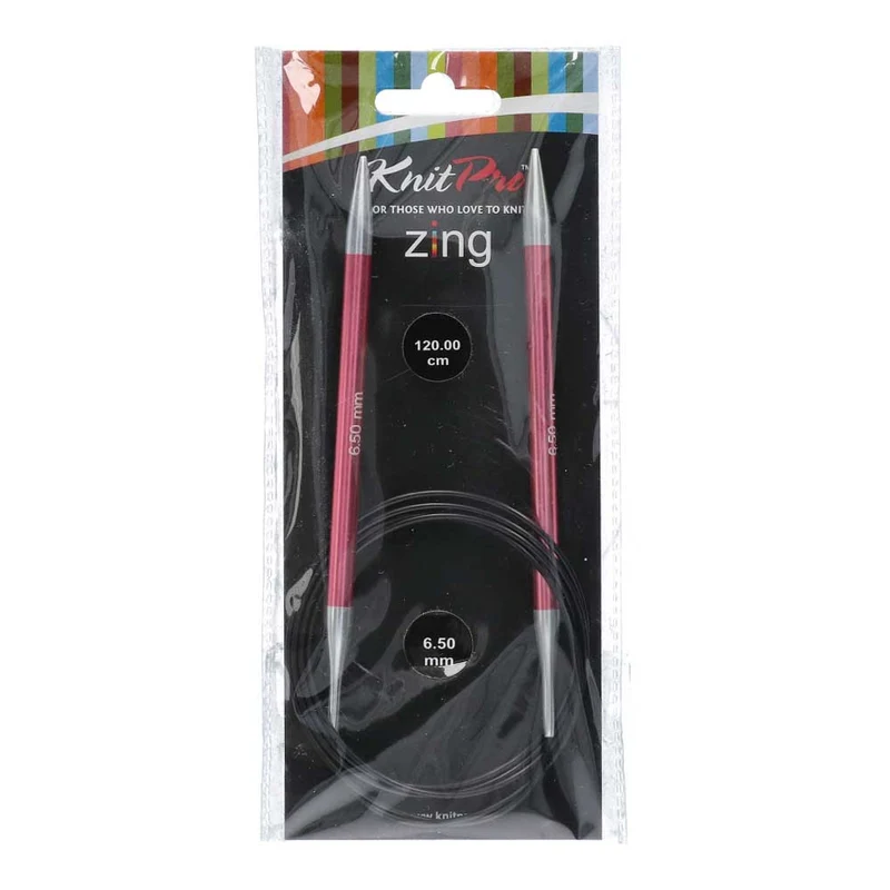 KnitPro Zing Rundstricknadeln 120 cm, 6,50 mm