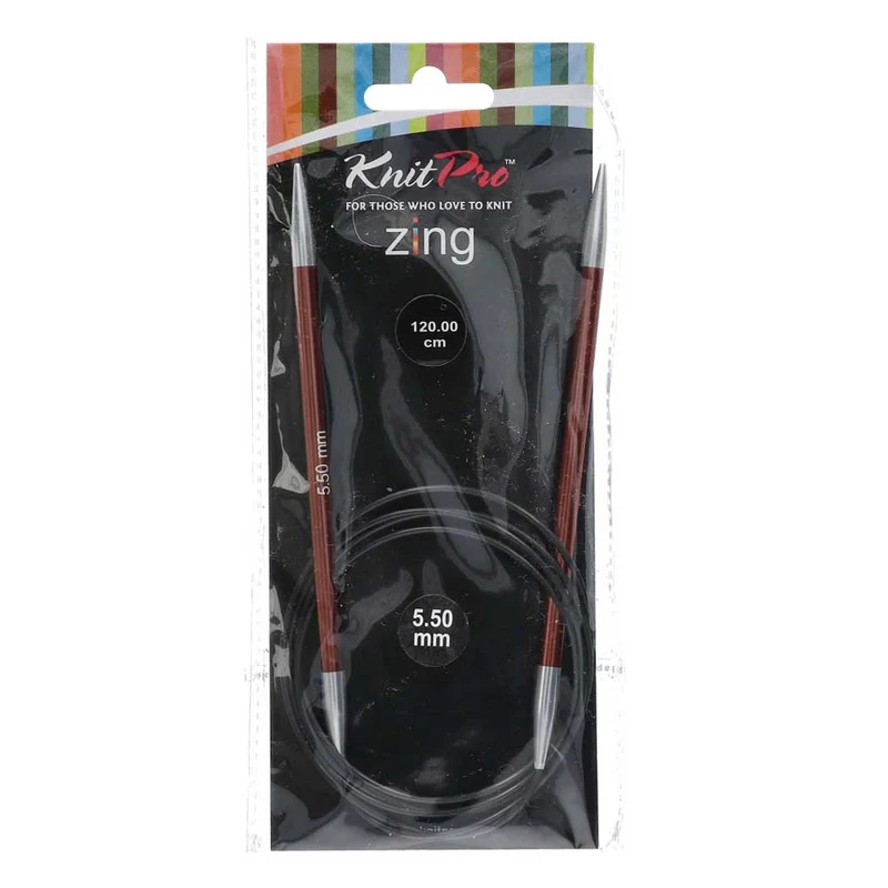 KnitPro Zing Rundstricknadeln 120 cm, 5,50 mm