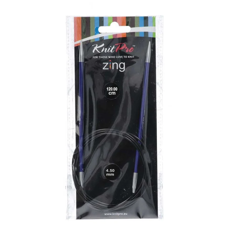 KnitPro Zing Rundstricknadeln 120 cm, 4,50 mm