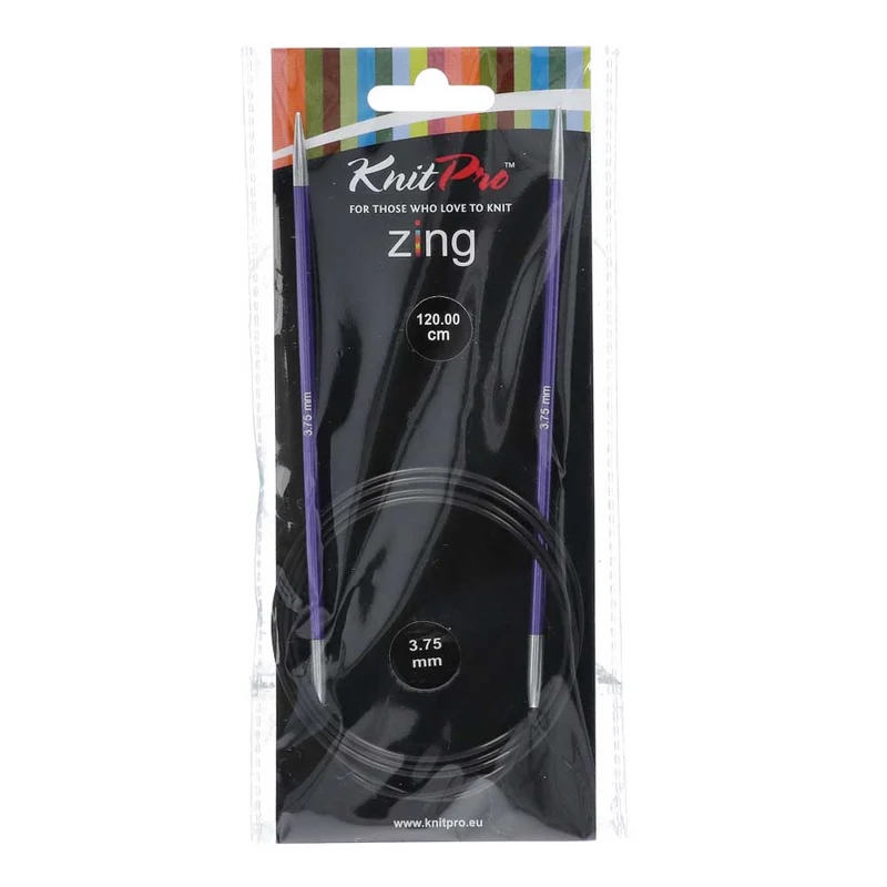 KnitPro Zing Rundstricknadeln 120 cm, 3,75 mm