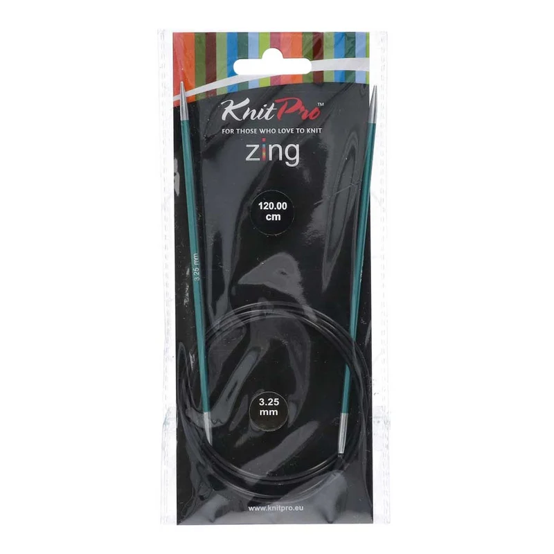 KnitPro Zing Rundstricknadeln 120 cm, 3,25 mm