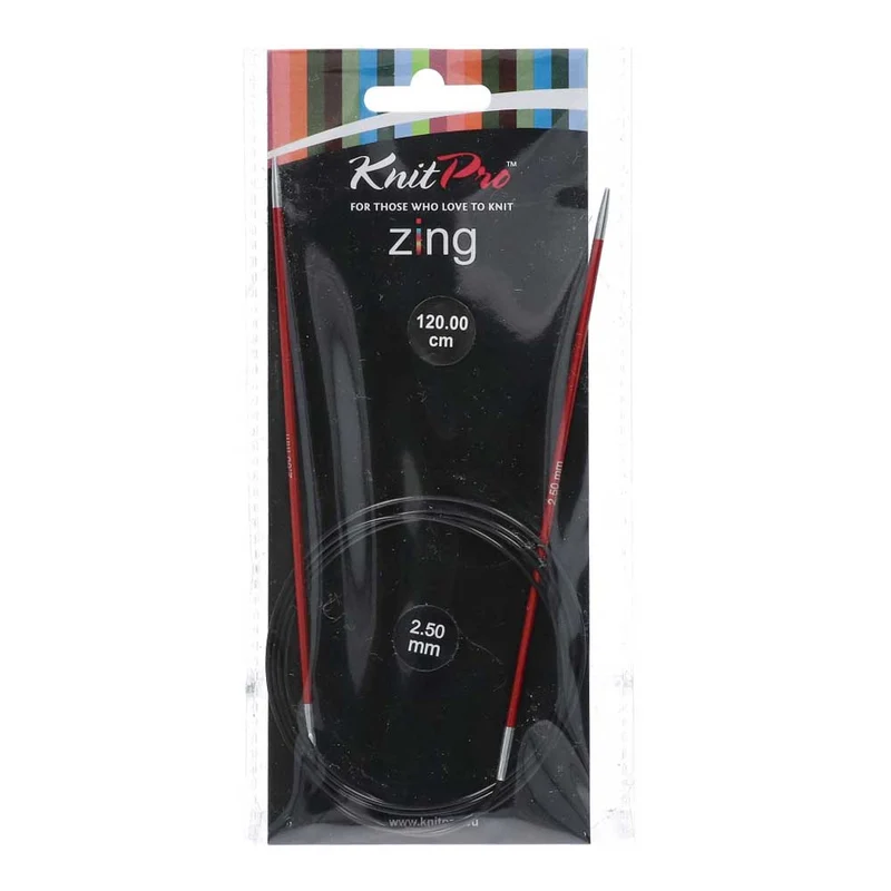 KnitPro Zing Rundstricknadeln 120 cm, 2,50 mm