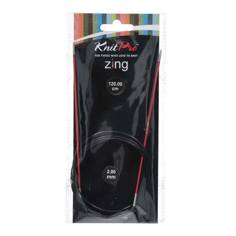 KnitPro Zing Rundstricknadeln 120 cm, 2,00 mm