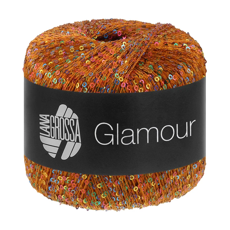 Lana Grossa Glamour 104 Orange-Braun